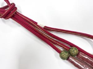 未使用品　正絹　手組帯締め